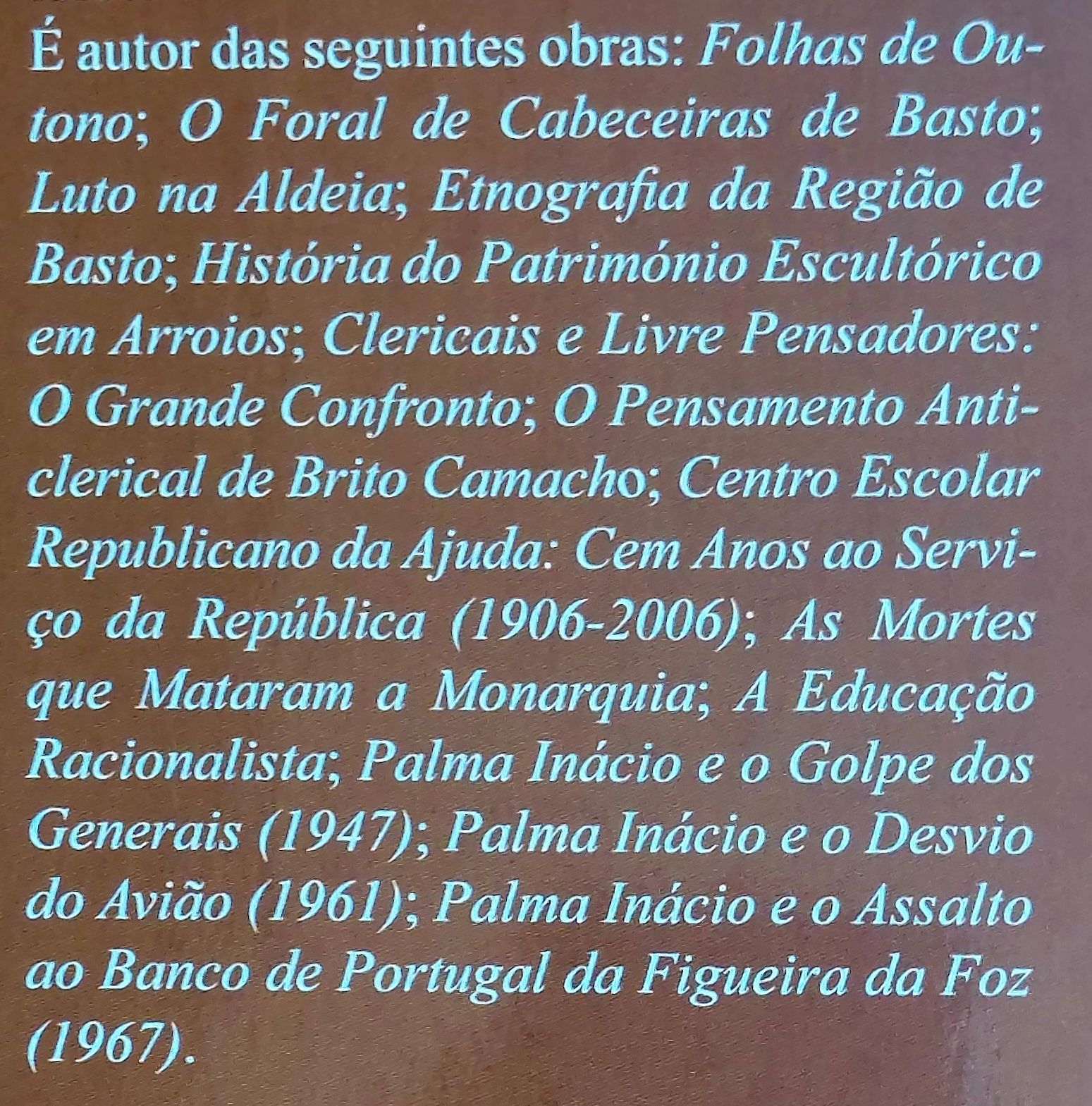 Palma Inácio / Assalto ao Banco da Figueira