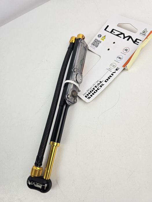 Lezyne Digital Shock Drive 350 PSI pompka do amortyzatorów MTB rower g