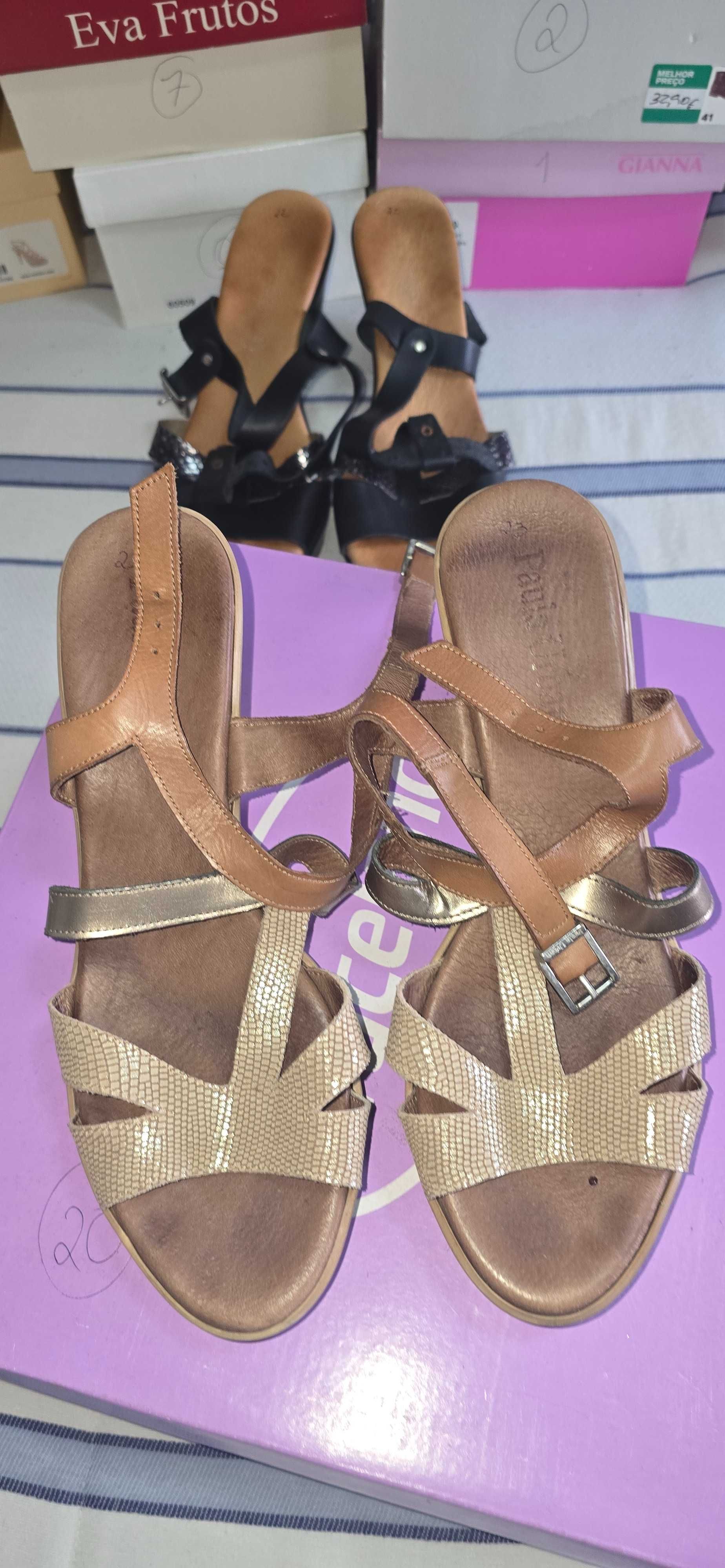 Sapatos praticamente novos