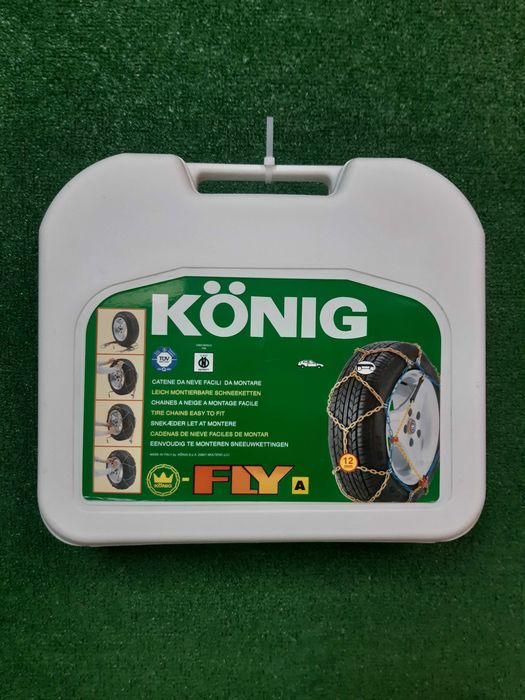 Łańcuchy śniegowe 12 mm na zimę - KONIG FLY A. Nowe. Szybka wysyłka.