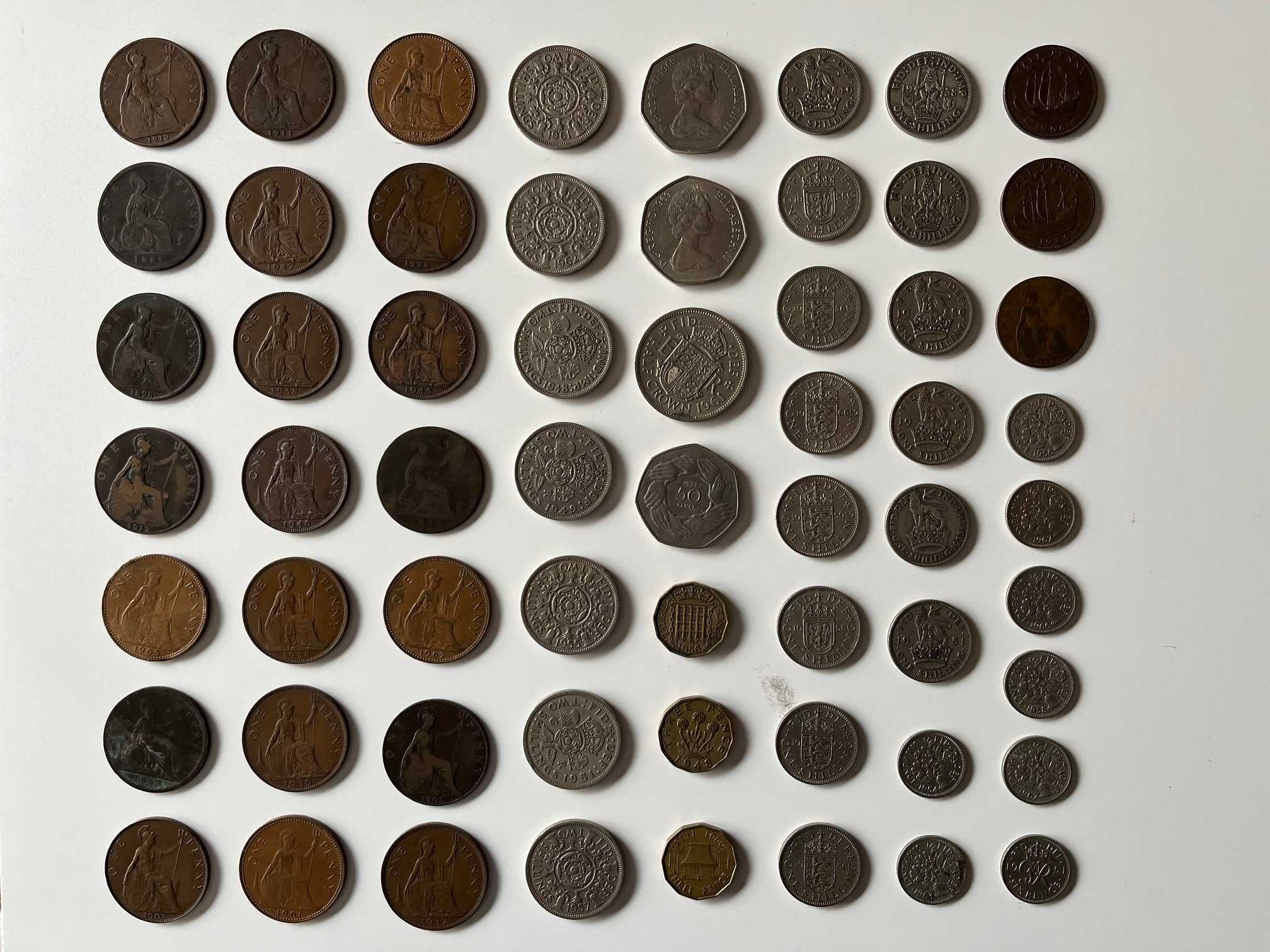 Moedas (Portugal, Espanha, Inglaterra)