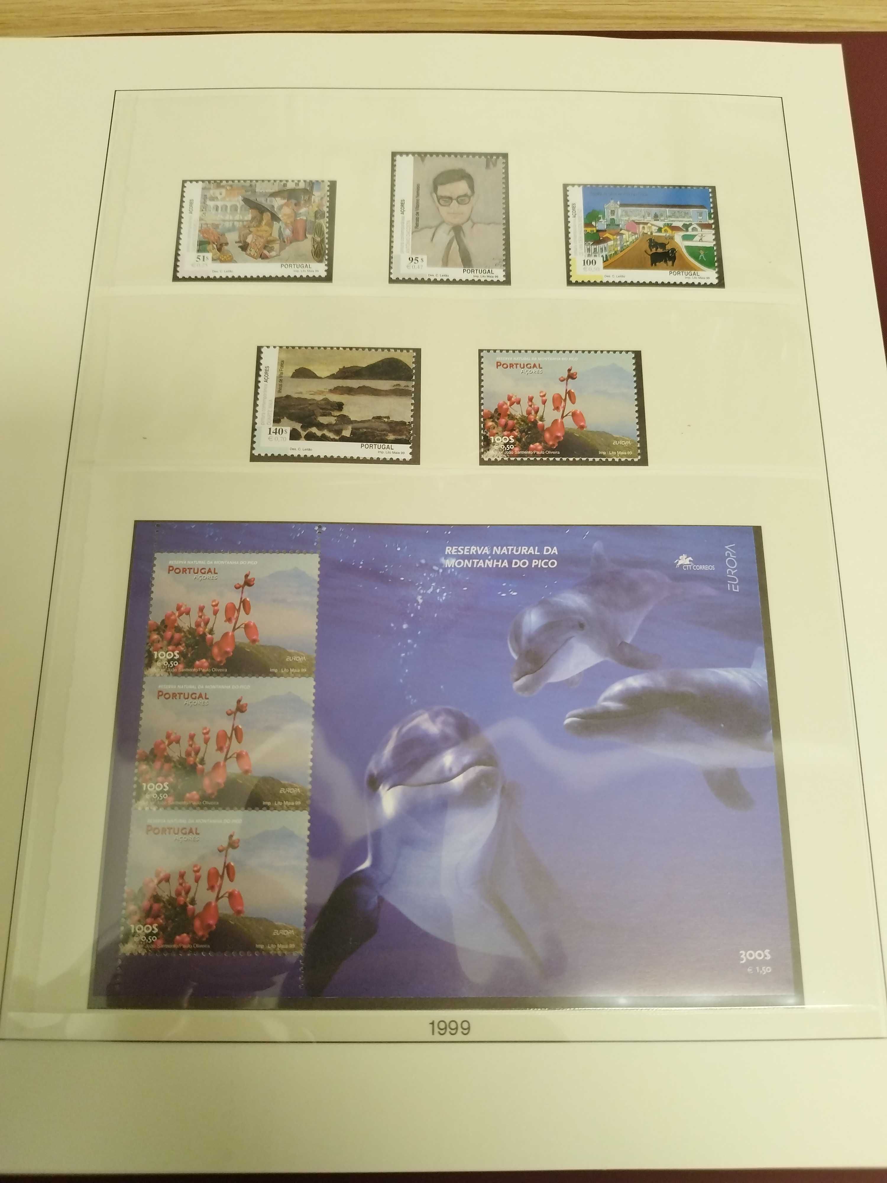 Album Lindner- Selos Açores 1980 a 2001