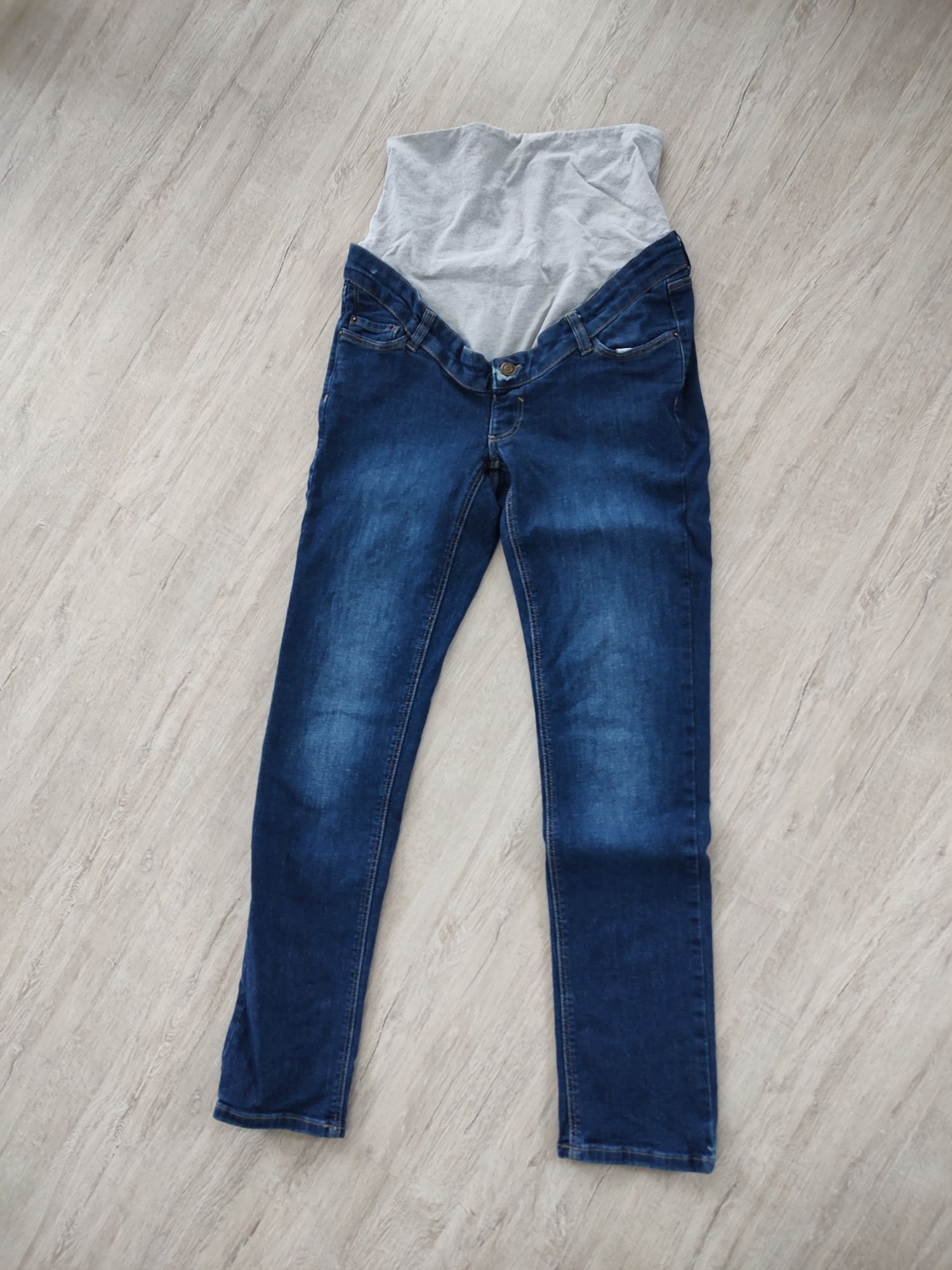 Spodnie ciążowe jeansy r. 38 C&A 2 pary