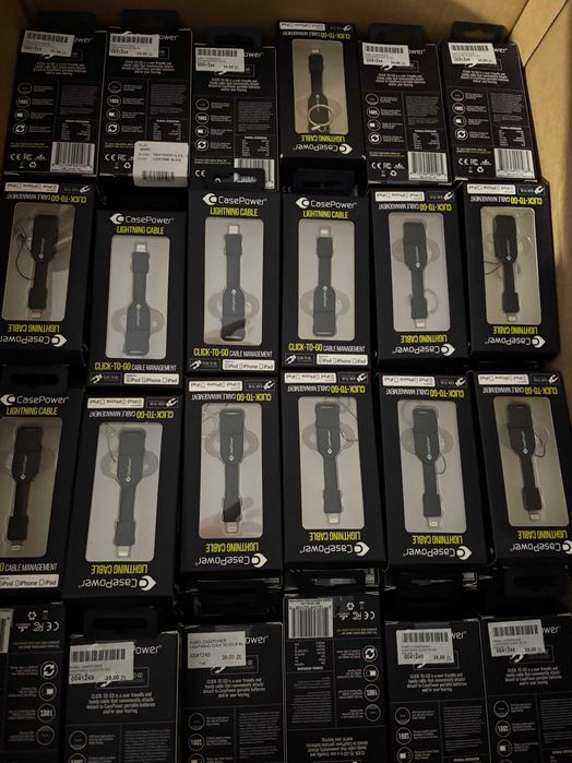 Kabel CasePower Click-to-Go USB / iphone Lightning 168 szt hurt całość