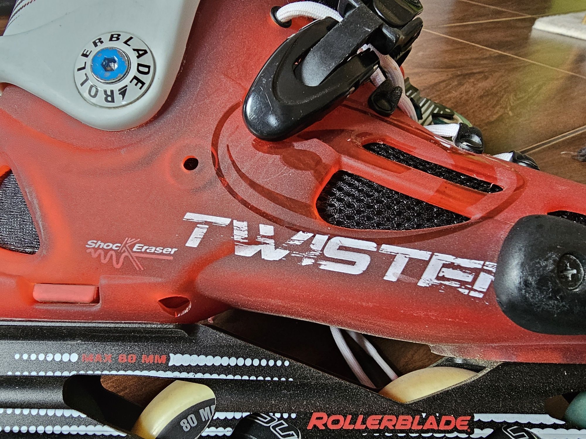Rolki Rollerblade Twister Limited Czerwony, rozm. 43