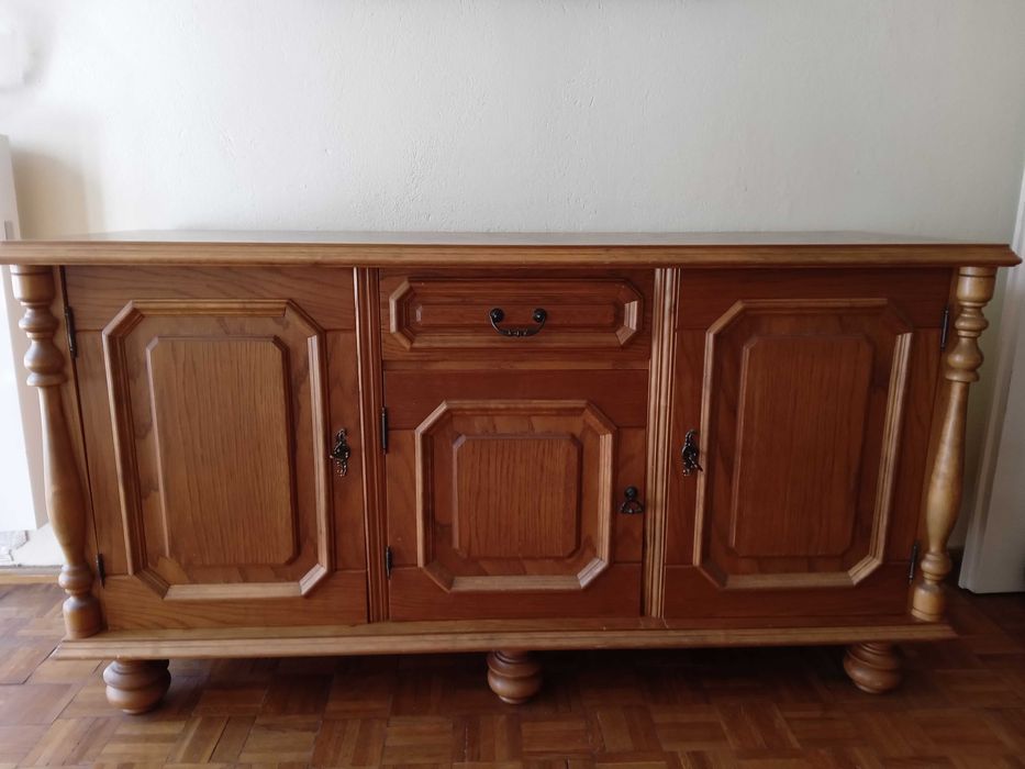 Meble dębowe zestaw 6 elementów