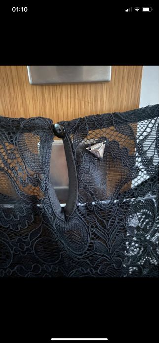 Vestido preto da guess