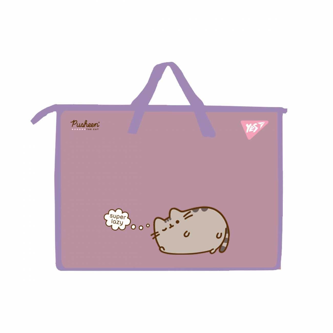Папка портфель Yes А3 Pusheen  Minecraft  з ручками