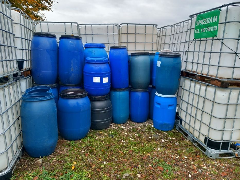 Zbiornik mauzer 1000 L czysty beczka Zawór