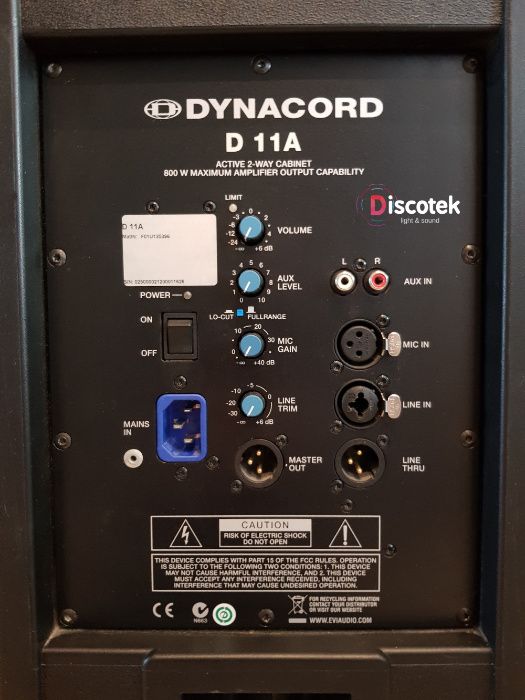 Dynacord D11A + PS112 | GWARANCJA | Aktywny zestaw | Pokrowce |