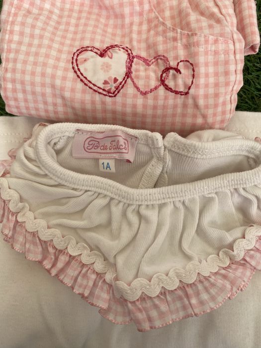 Conjunto Golinha Pó de Talco 6 meses