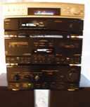 SONY z DAC wieża V7700 wzmacniacz tuner deck cd/dvd Grundig + kolumny