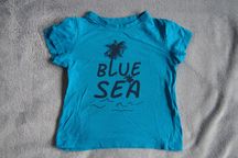 T-shirt bluzeczka z krótkim rękawkiem "Bluea Sea" rozmiar 92