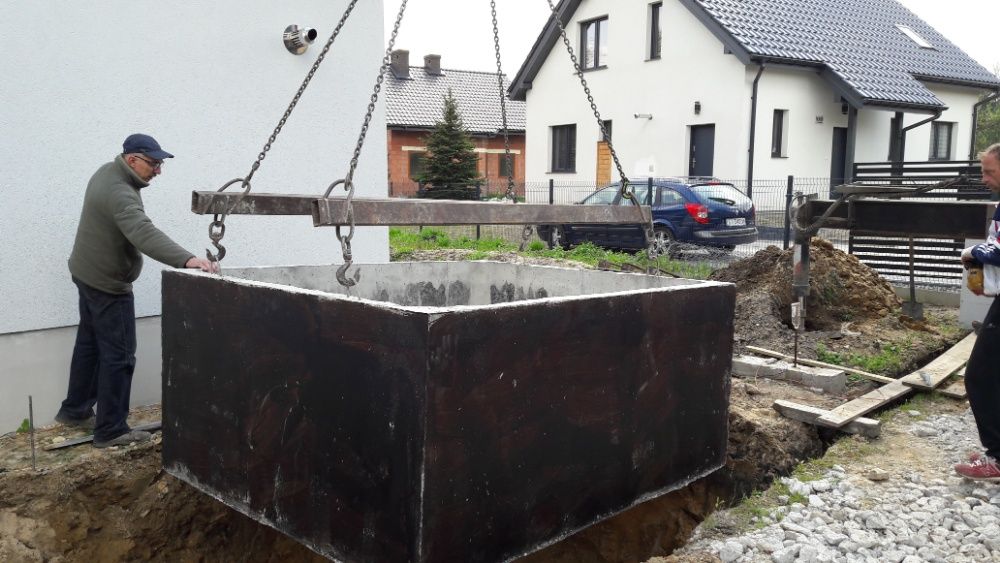 Szamba zbiornik betonowy szambo dwukomorowe z Atestem