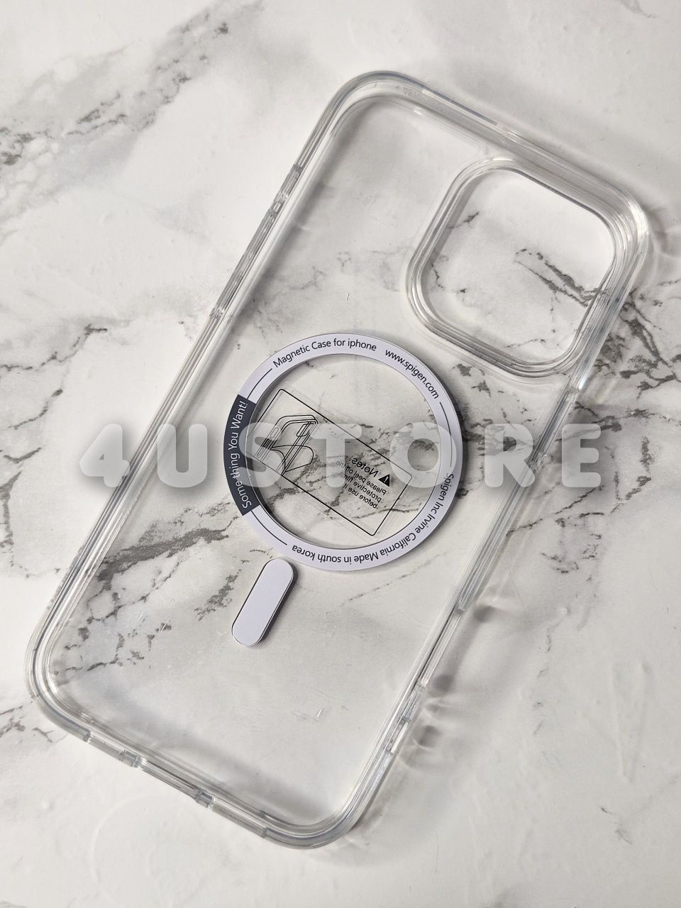 Чехол Spigen Magsafe на iPhone 16 Pro Max прозрачный чохол прозорий