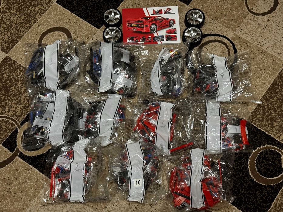 Конструктор Technic Ferrari F40. 1:8 4026 деталей