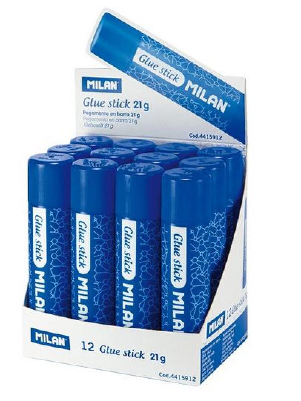 Klej w sztyfcie 21g (12szt) MILAN MILAN pudełko,