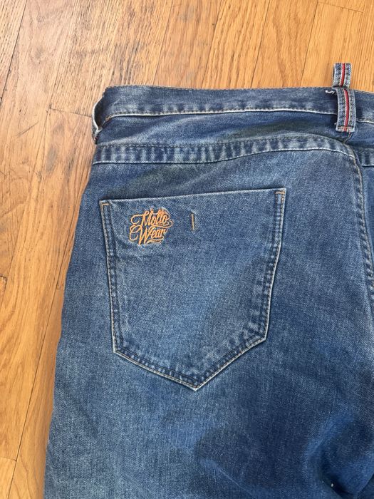 Мужские мото джинсы