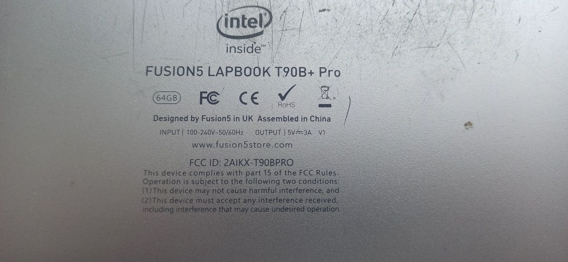 Laptop 14'' FUSION5 Pro LAPBOOK Intel Athom 4GB RAM 64HDD z USA