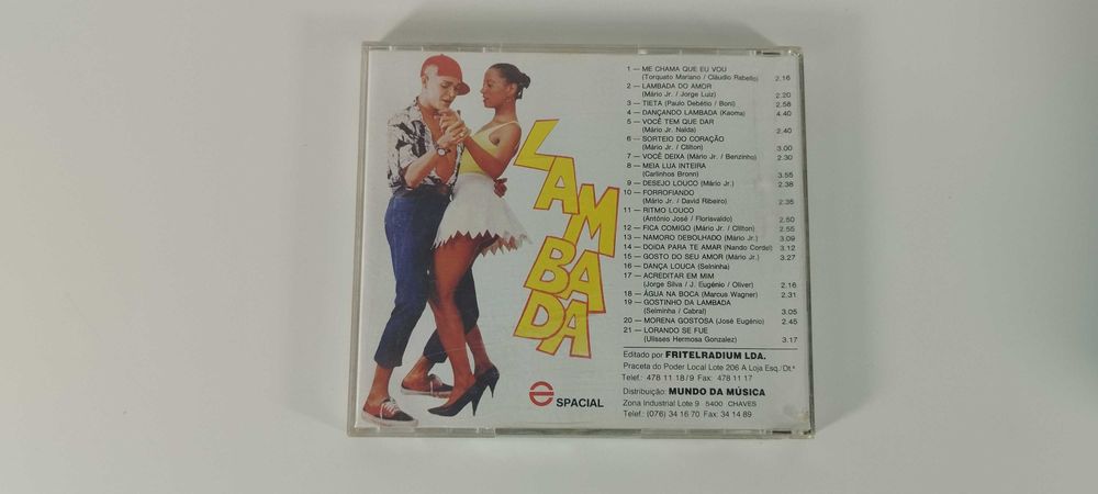 CD Dançando Lambada e Forró