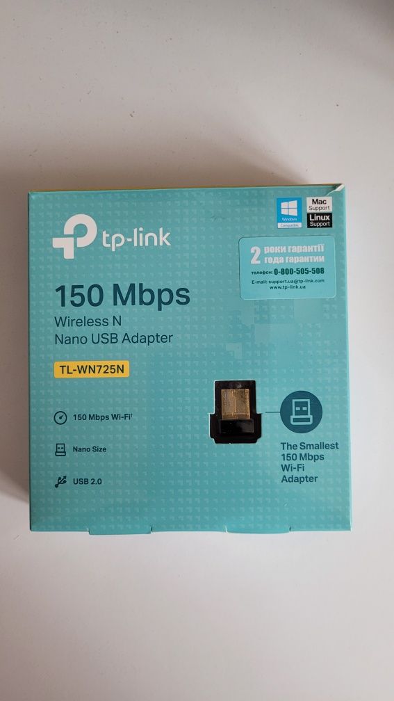 Usb адаптер Tp-link tl-wn725n