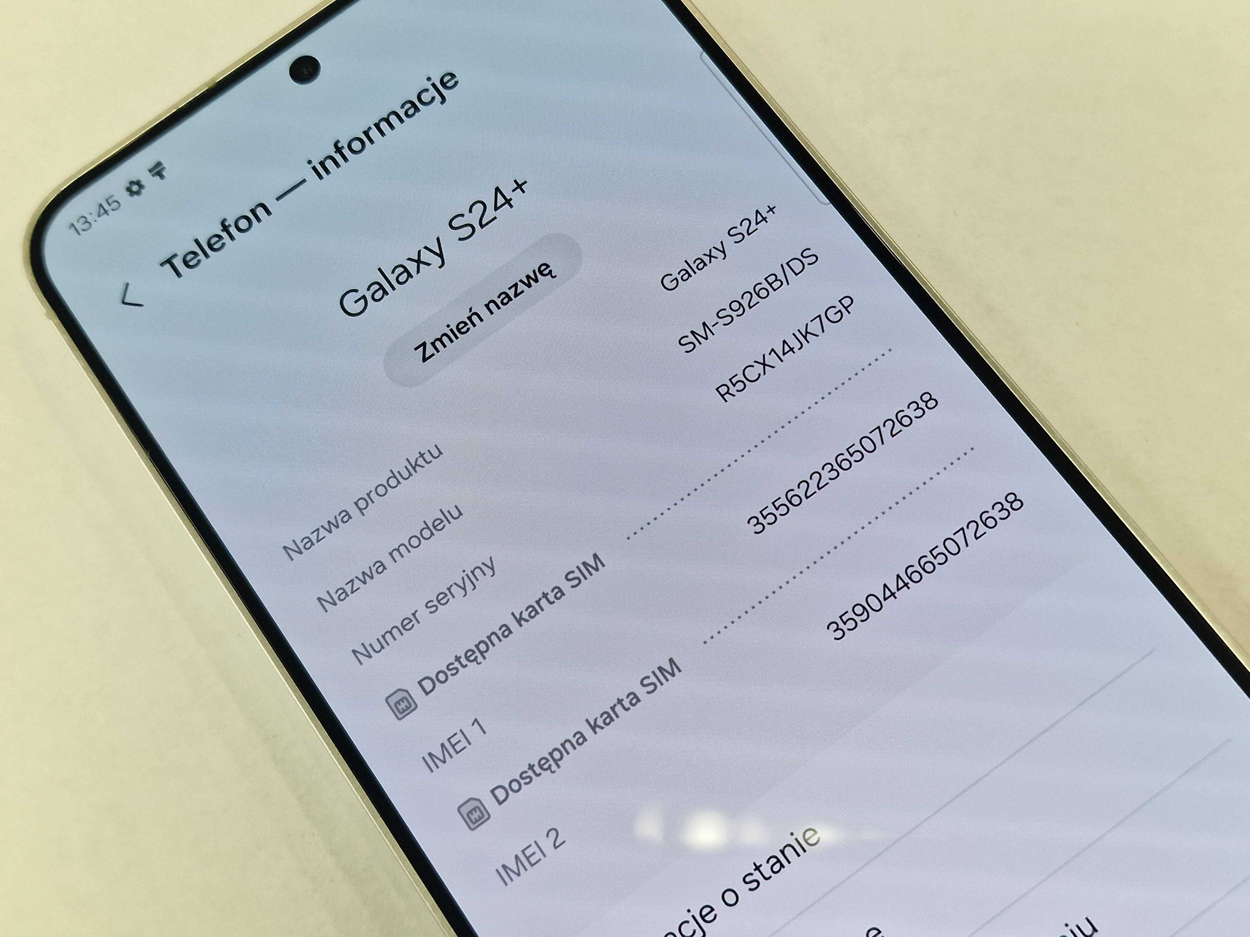 Samsung Galaxy S24+ Plus/ 12GB/ 256GB/ Marble Gray/ Grade A/ BEZ RAT