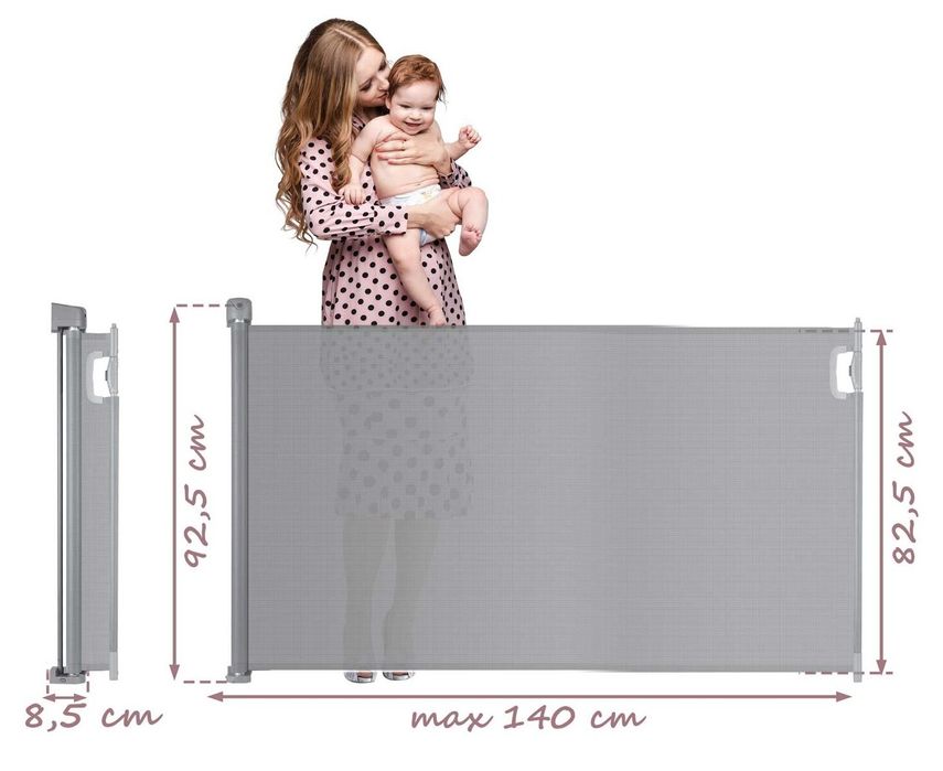Porta barreira segurança 140cm para bebes/animais NOVA