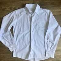 Белая рубашка для мальчика 11-12 лет. Рост 146-158 см