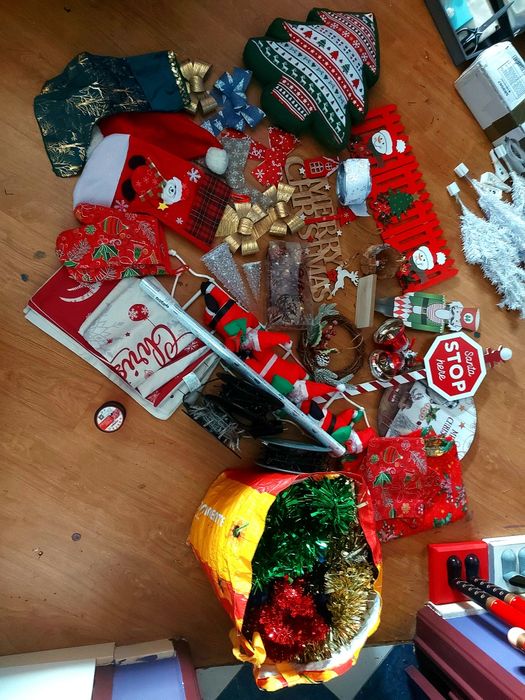 Conjunto de decoração de Natal 60 peças