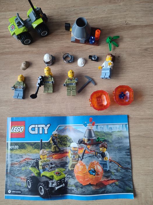 4 zestawy LEGO City! Nr 60042, 60120, 60072, 60006
