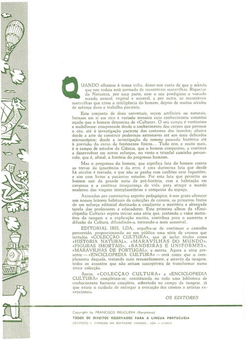 Cadernetas Enciclopédia Cultura Volume 1º/ 2º completas e cromos