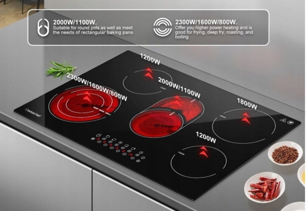 Płyta ceramiczna do zabudowy Amzchef Model YL-CF6705