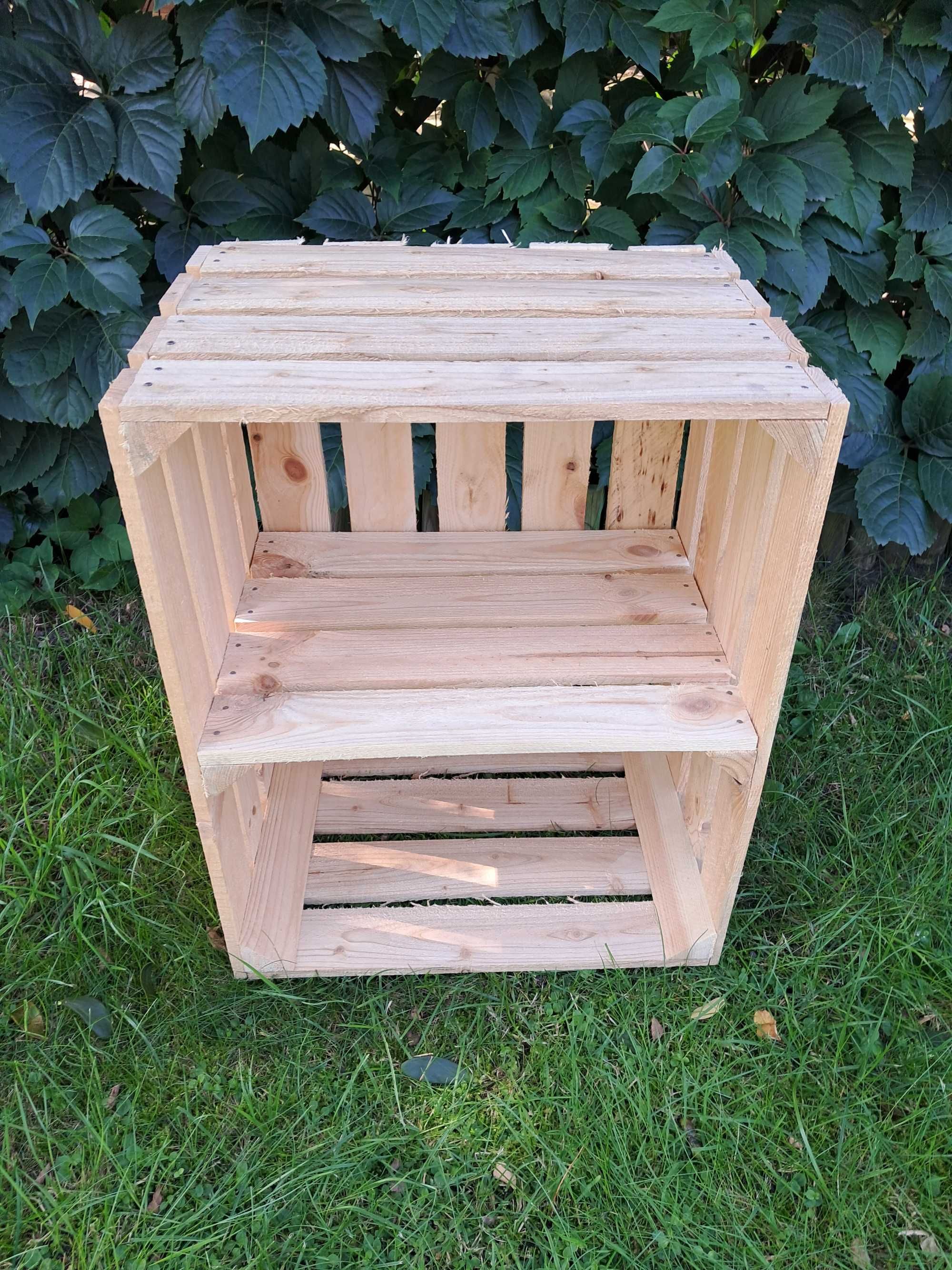Skrzynka drewniana z półką krótką 50x40x30 nowa z przesyłką OLX