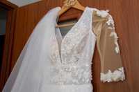 suknia ślubna długa