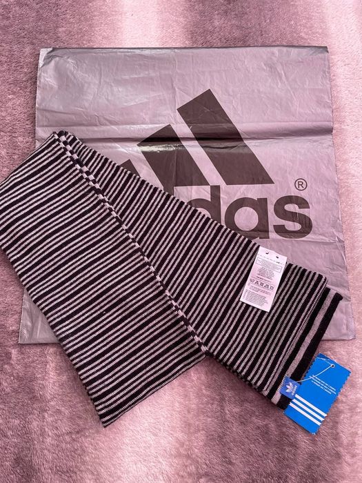 Фирменный двойной мужской шарф Adidas