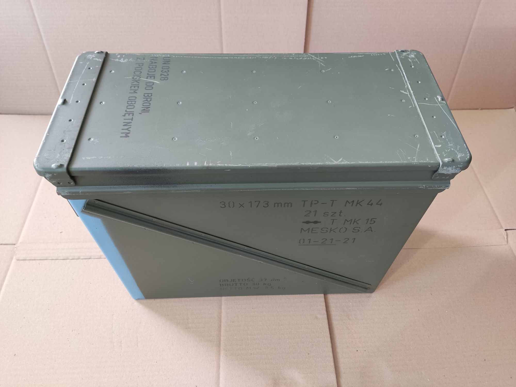 Skrzynka amunicyjna hermetyczna 30x173 Rosomak NATO