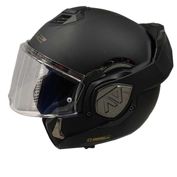 Kask motocyklowy szczękowy LS2 FF906 Advant czarny mat modułowy