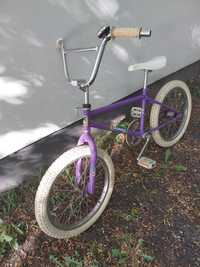 Kuktowy foletowy rower rowerek dziecięcy Romet BMX 20 cali