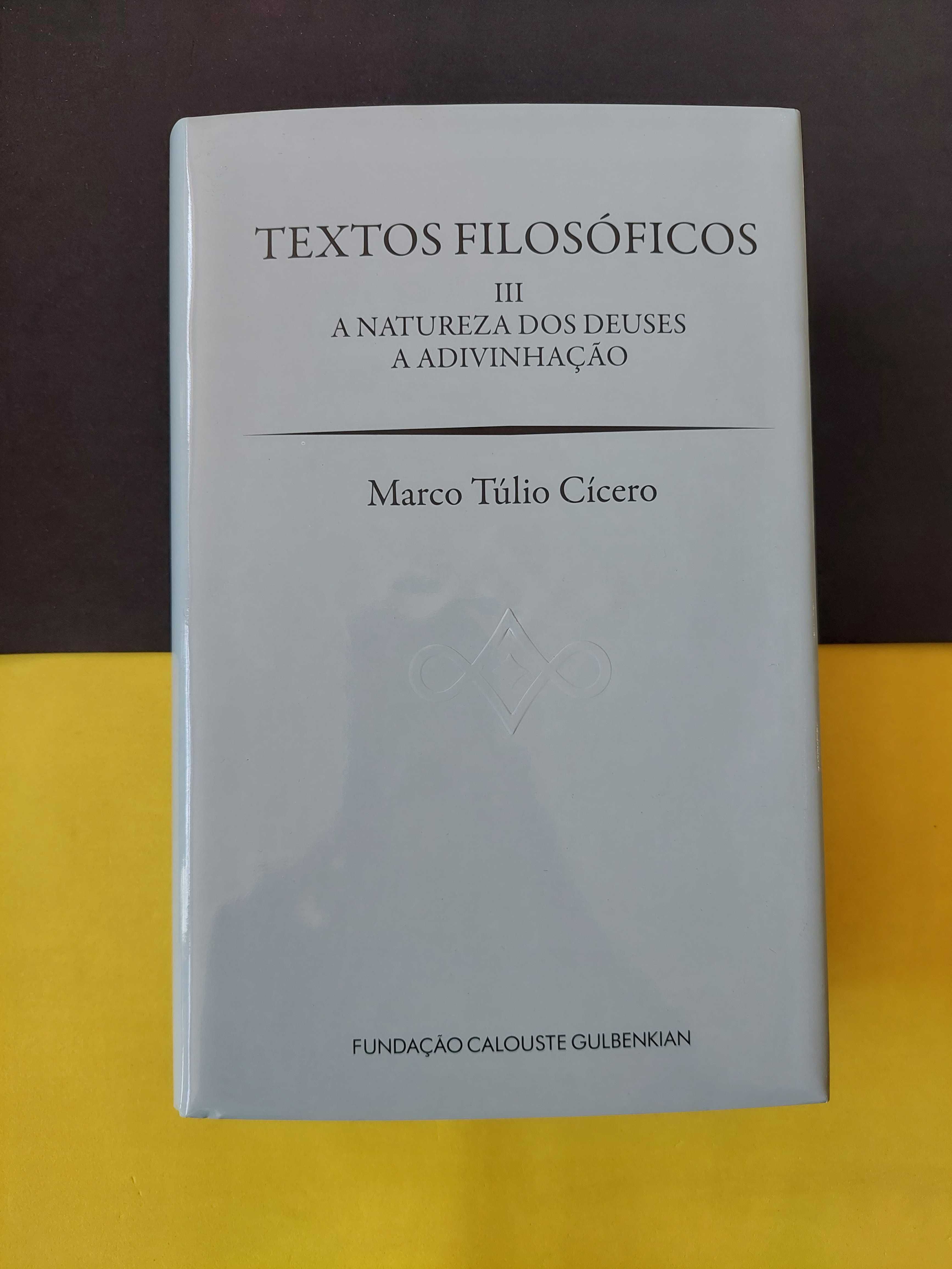 Marco Túlio Cícero - Textos filosóficos III (NOVO)