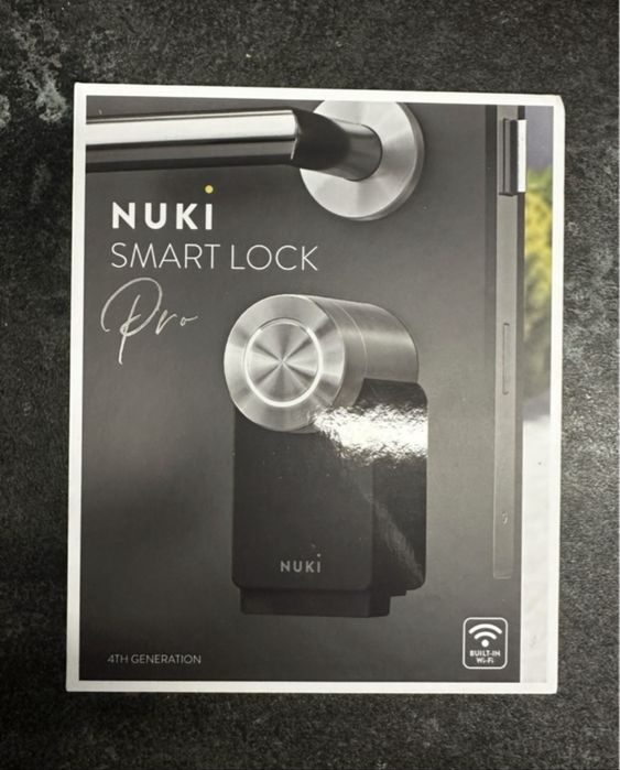 Elektroniczny zamek Nuki SmartLock 4.0 Pro WiFi Czarny