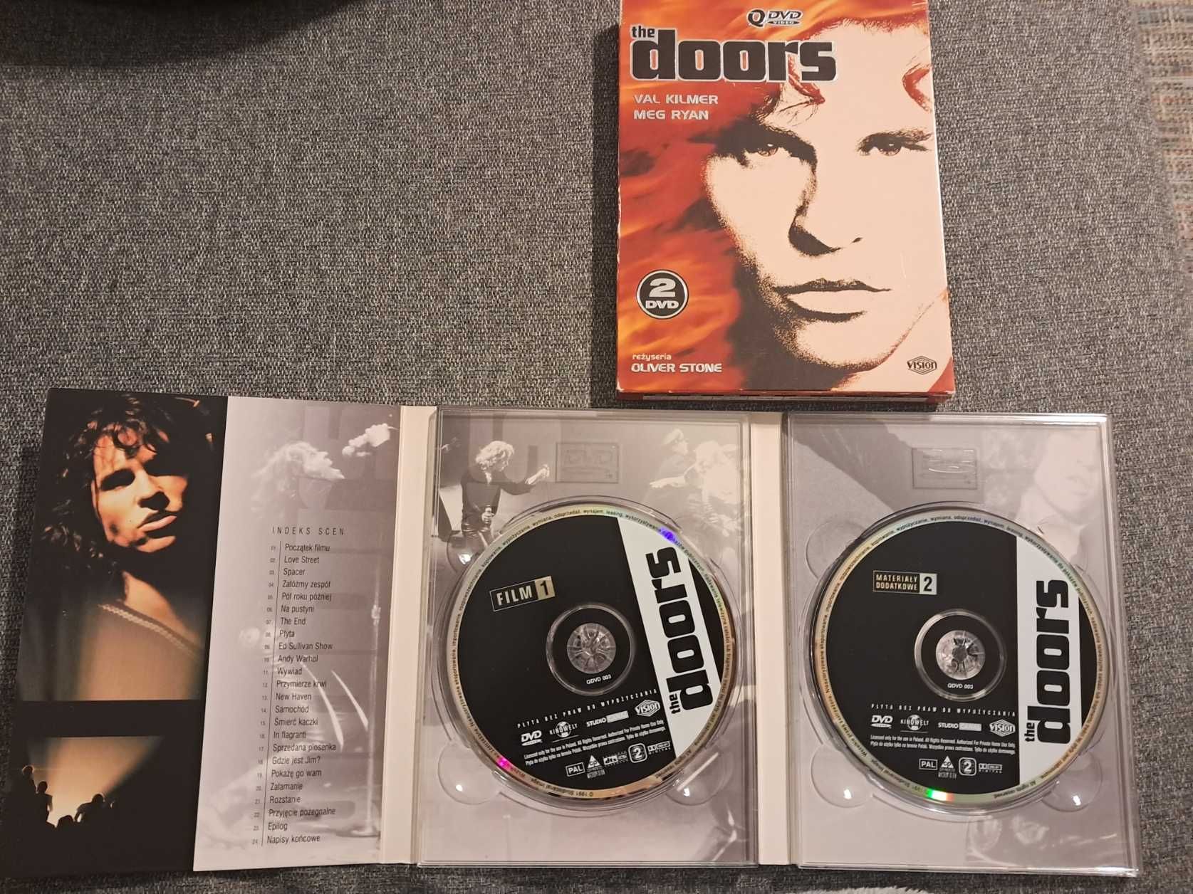 Film DVD The Doors Val Kilmer i Meg Ryan Oliver Stone