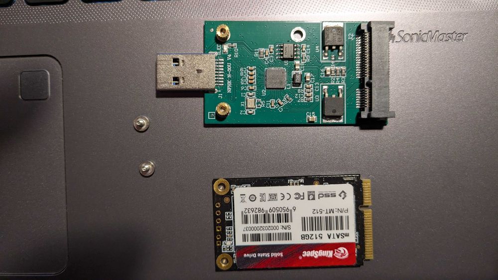 SSD Kingspec 512gb mSata stan 98%