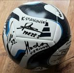 Piłka adidas KTS Weszło z autografami piłkarzy i Prezesa K.Stanowski