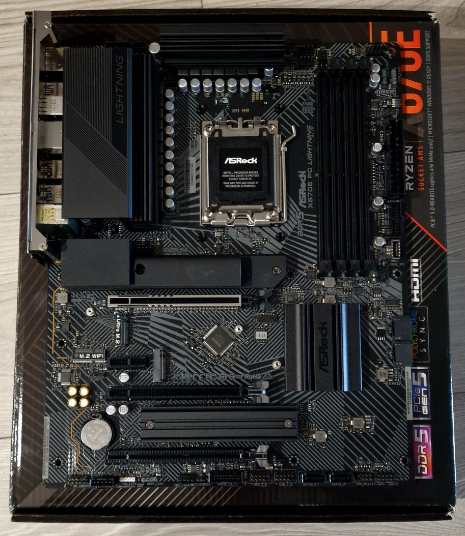 Plyta Glowna ASRock X670E PG Lightning AM5 - Na Gwarancji
