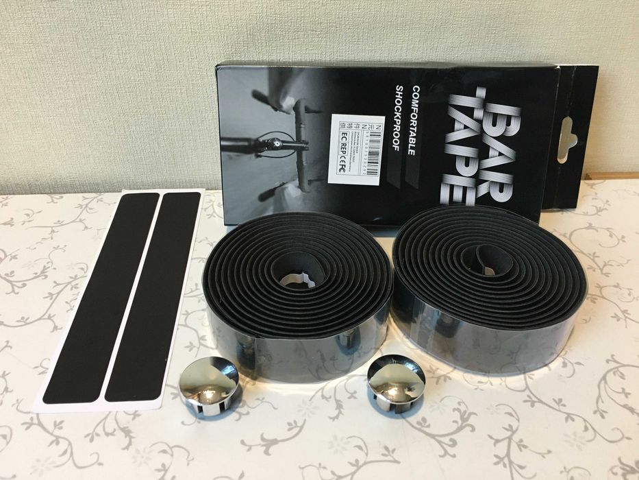 Шкіряна нова матова Bar Tape обмотка на руль вело кермо