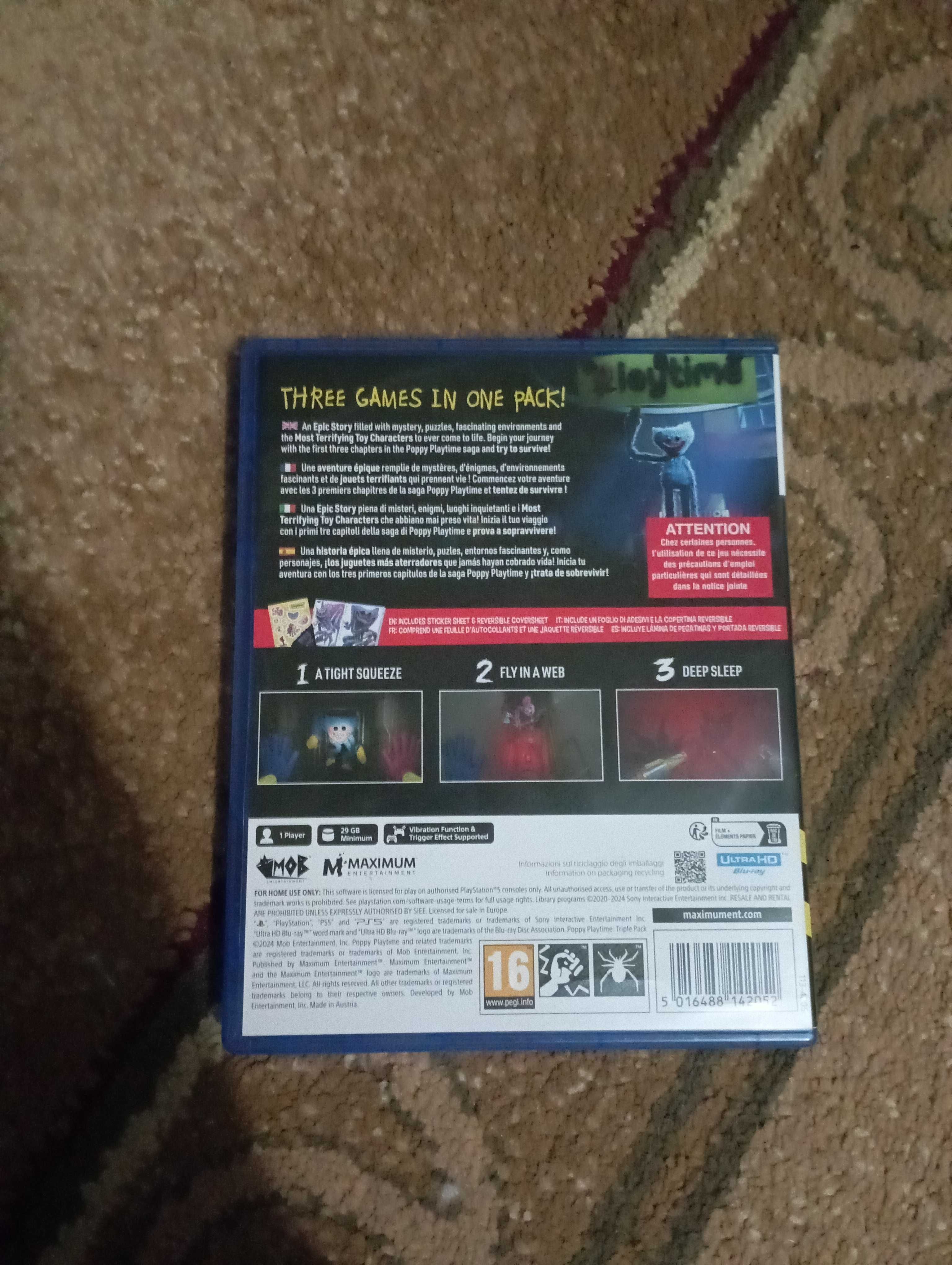Poppy playtime triple pack на пс 5