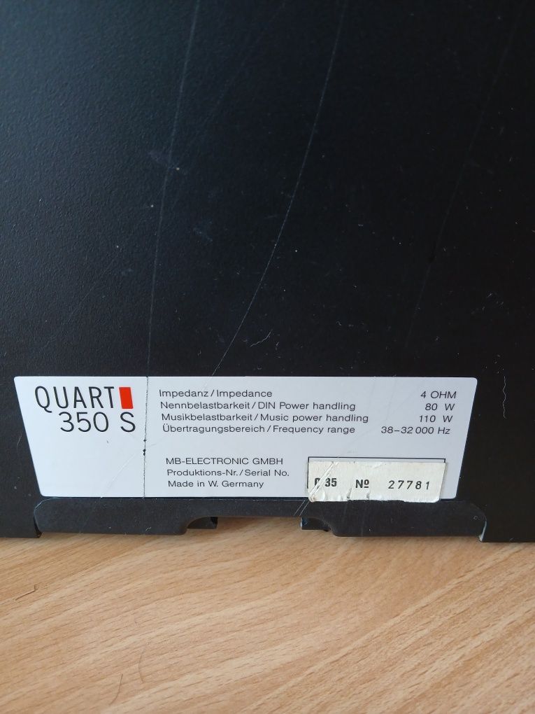 Kolumny quart 350S