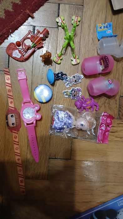 Пазл Макдональдс, брелки лол