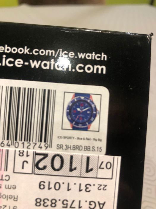 Ice Watch (Sporty - Blue & Red - Big)