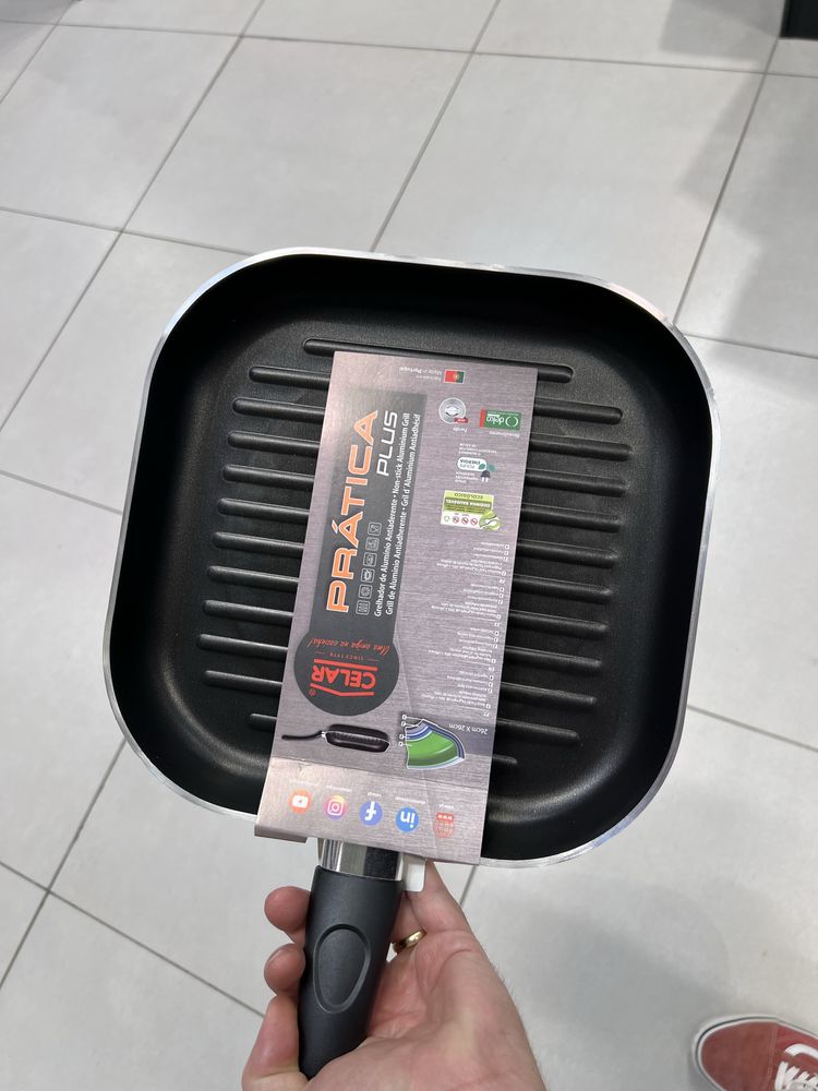 Frigideira e grelha da marca CELAR novas